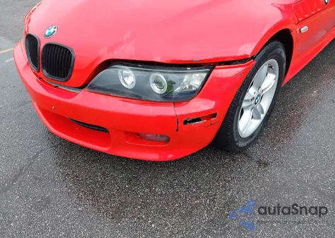 2000 BMW Z3 2.3 from USA, damaged, VIN WBACH9344YLM92127